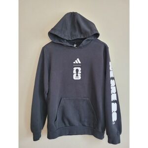 Adidas FIFA World Cup 2026 Hoodie Mens Small Black CAN MEX USA Soccer Pullover